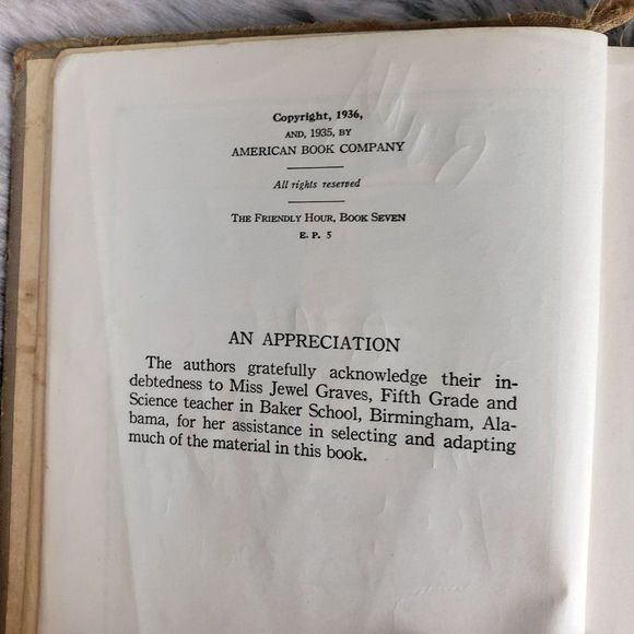 The Friendly Hour Book Seven Working and Dreaming Leavell Breckinridge 1935 - Picture 2 of 8